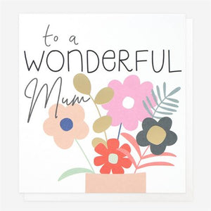 Specialty Mother's Day Card - To A Wonderful Mum